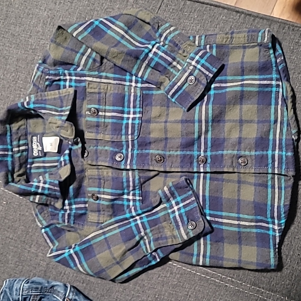 3T osh kosh flannel